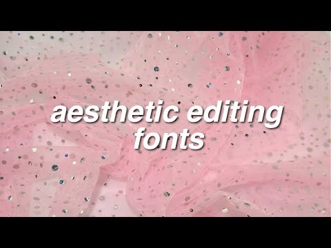 Aesthetic font names